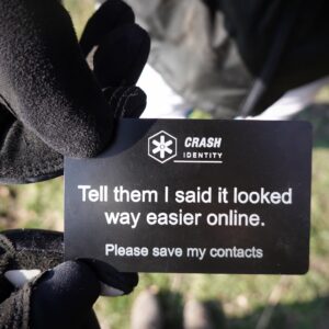 <em>Crash ID</em> Contactkaart